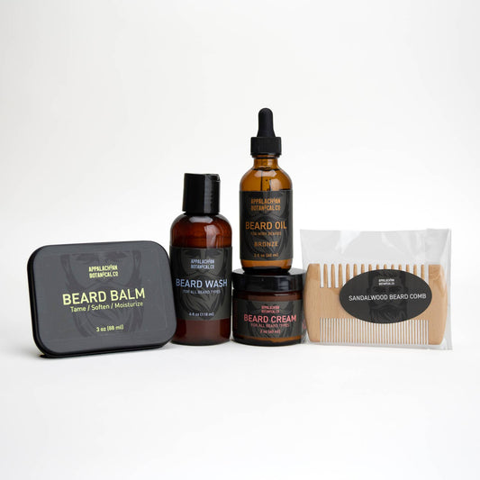 Appalachian Botanical Co. Complete Beard Care Bronze Kit