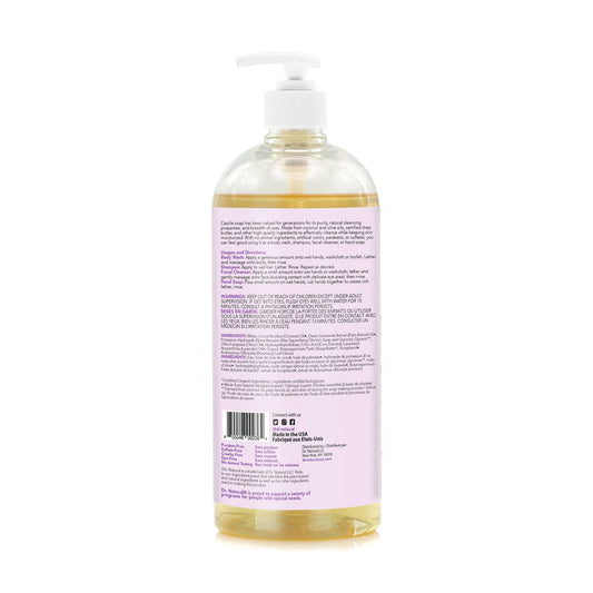 Dr. Natural Plant-Based Castile Liquid Soap - Lavender