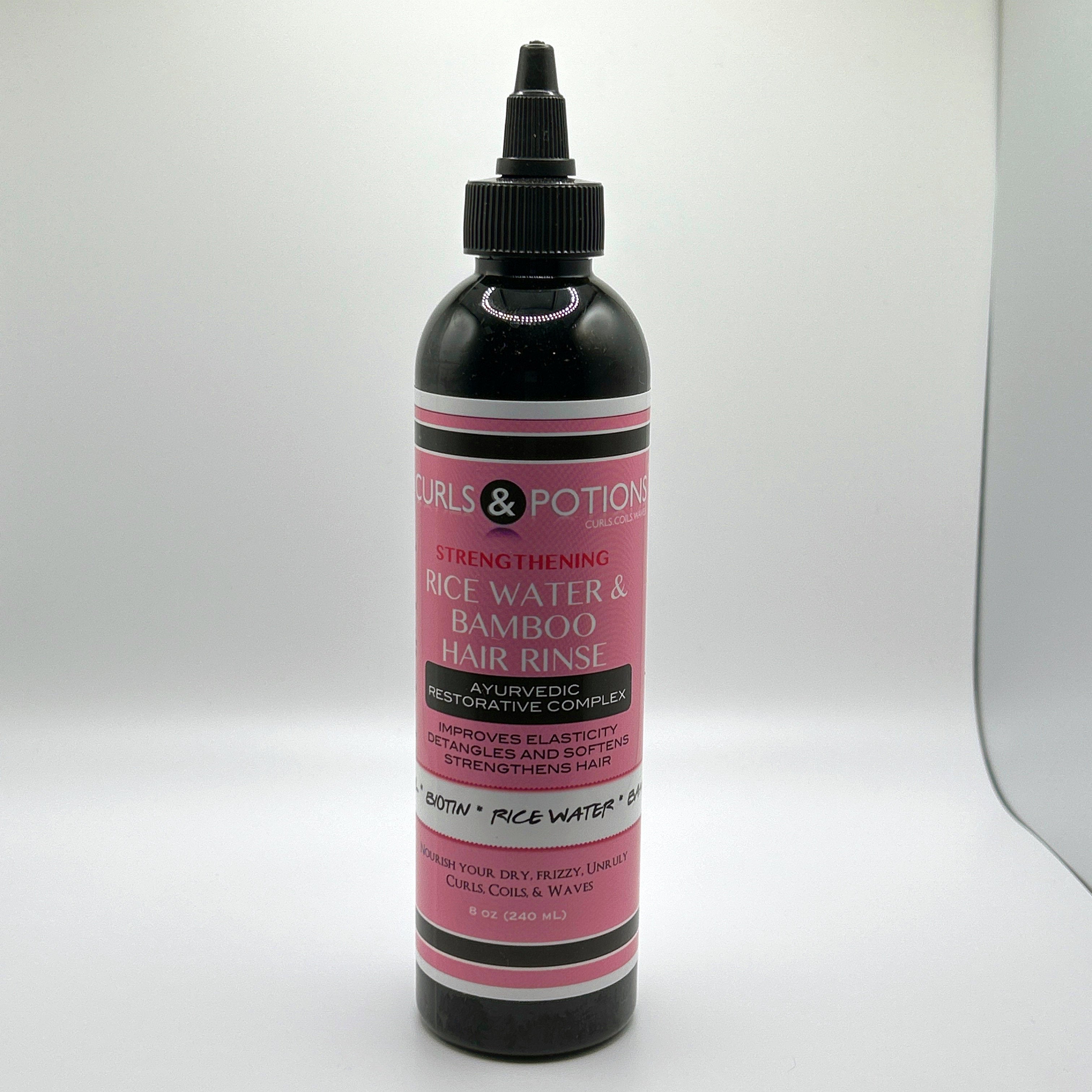 Rice Water & Bamboo Hair Rinse Melanated Beauty Depot