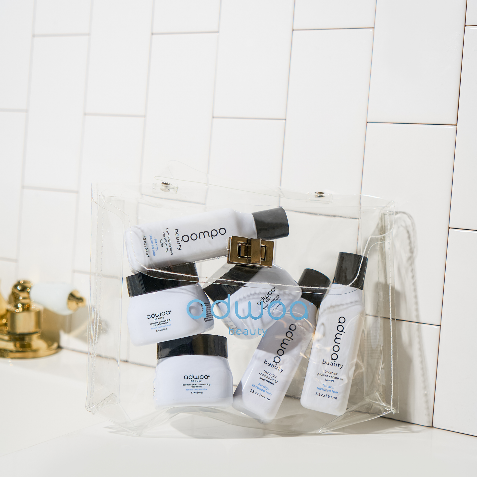    adwoa beauty baomint deluxe trial kit - phase 1 collection