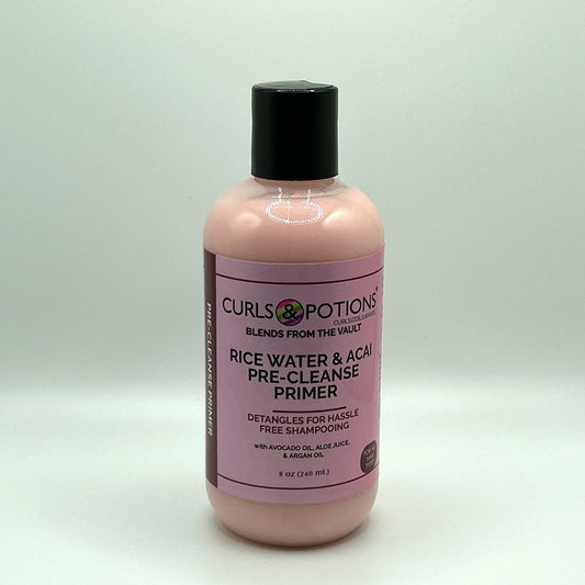    Curls & Potions Blends: Rice Water & Acai Pre-Cleanse  Primer