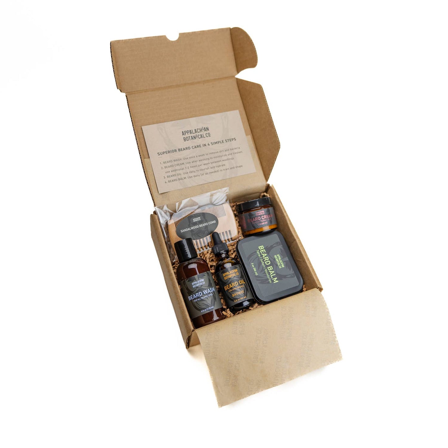    Appalachian Botanical Co. Complete Beard Care Silver Kit